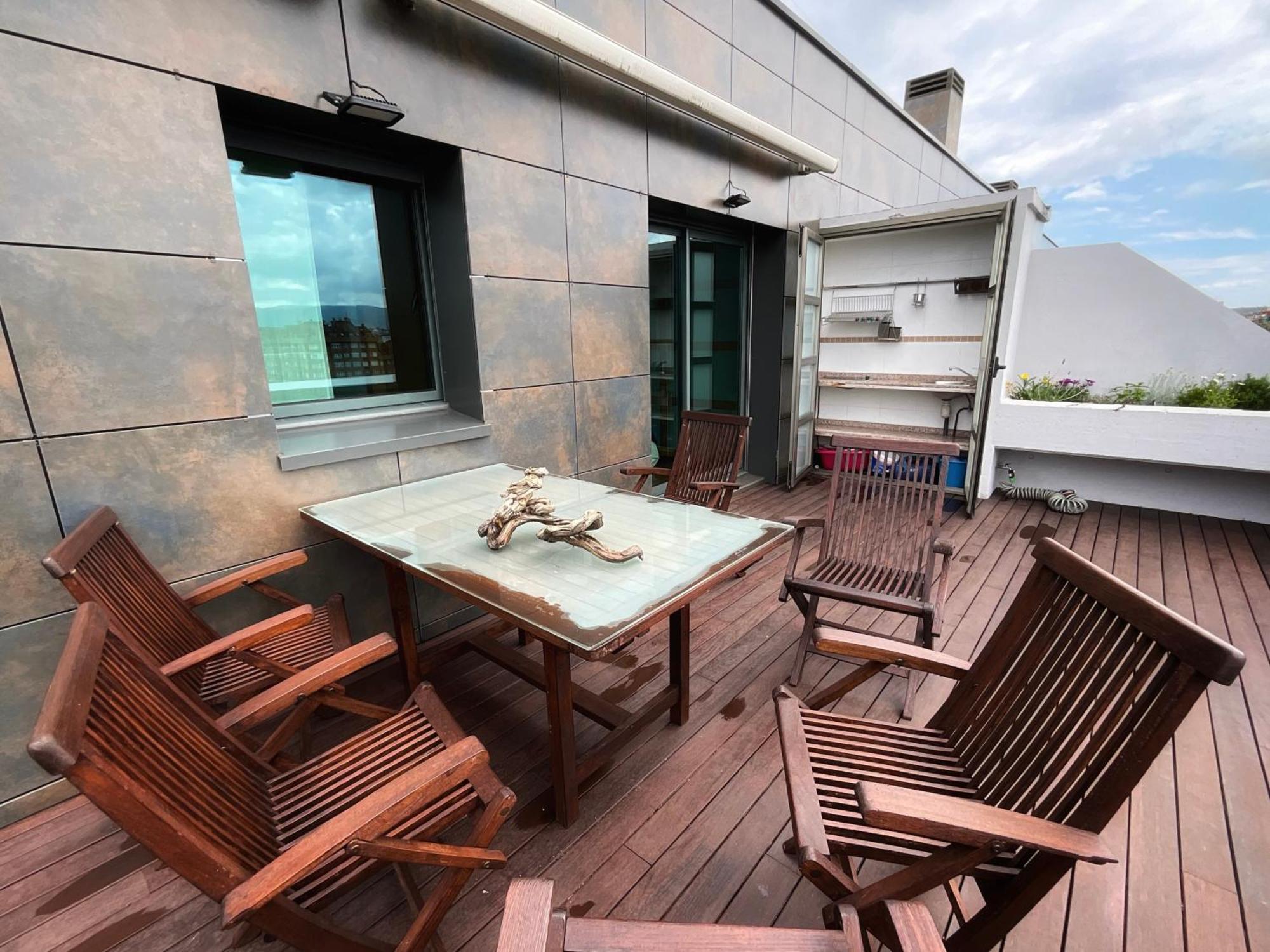 Ferienwohnung El Atico De La Playa Parking Gratis Gijón Exterior foto